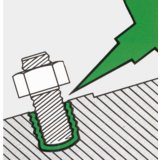 Schroefslot 55.03 50 ml blauw