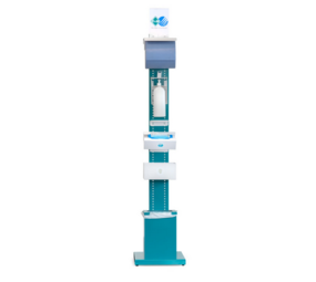 Hygiene stand met materialen Hygiene stand met materialen