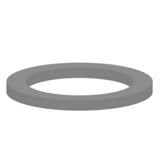 Alu-Dichtring voor 1/4" IG