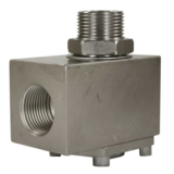 Zwenkkoppeling 3/4""IG : 3/4""AG roestvrij staal