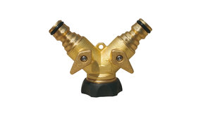 Kraanstuk 2 uitgangen, 3/4" IG Kraanstuk 2 uitgangen, 3/4" IG