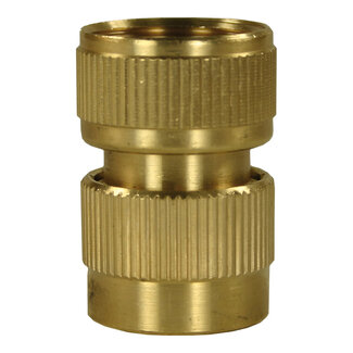 Koppeling 3/4" IG Messing