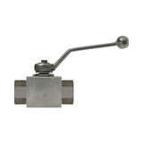 Driewegkraan, 1/2" IG, 500 bar