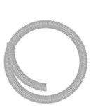 Zuigslang, 32 mm, grijs, per meter