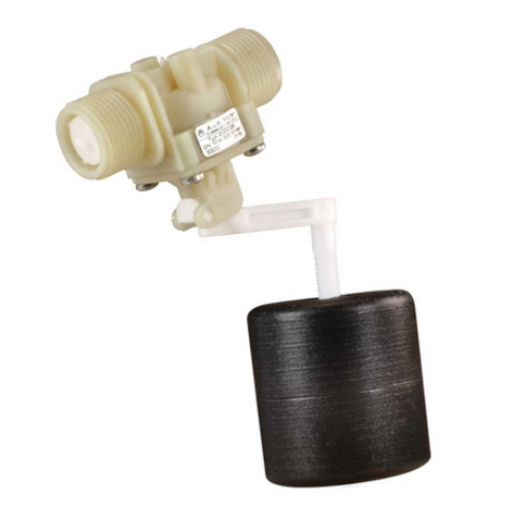 Vlotterventiel AK + vlotter, 3/4" AG Vlotterventiel AK + vlotter, 3/4" AG