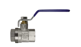 Kogelkraan 3/8" IG 25 bar messing