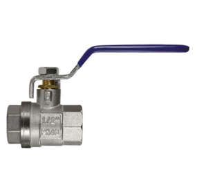 Kogelkraan 3/8" IG 25 bar messing
