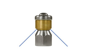 Rioolsproeier roterend ST-49.1, 1/4" IG, 3x1.0, 080 Rioolsproeier roterend ST-49.1, 1/4" IG, 3x1.0, 080