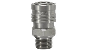 Koppeling ST-245, 3/8" AG, 350 bar, RVS Koppeling ST-245, 3/8" AG, 350 bar, RVS