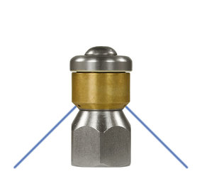 Rioolsproeier roterend ST-49.1, 1/4" IG, 3x0.8, 070 Rioolsproeier roterend ST-49.1, 1/4" IG, 3x0.8, 070
