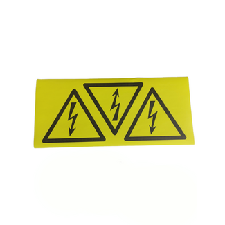 Stickers bliksem driehoek