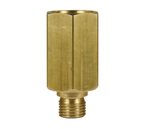 Adapter, 1/4" AG - Kordelgewinde IG