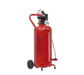 Sproeier, rood gelakt, 24 liter Sproeier, rood gelakt, 24 liter