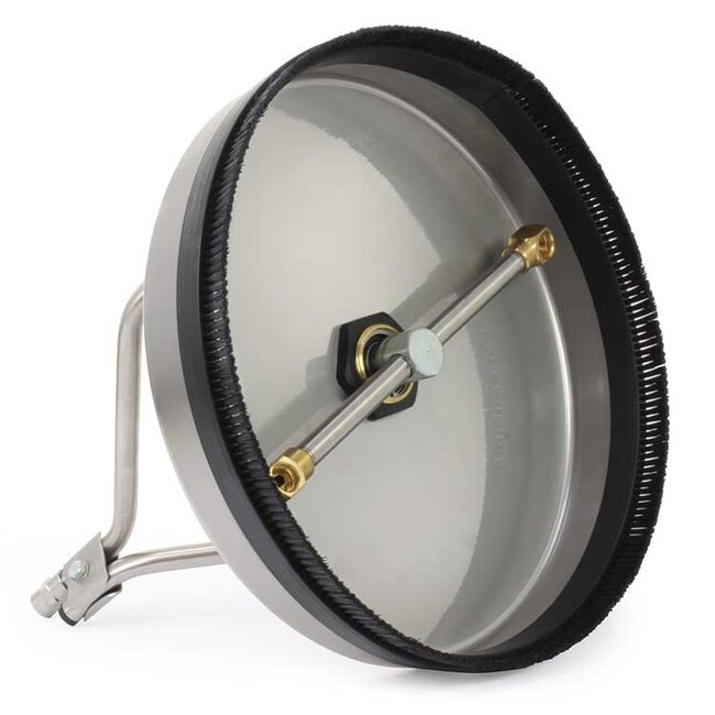Turbo Devil Muurreiniger  TD32VA-WW-T, 1/4" IG, met borstelstrip