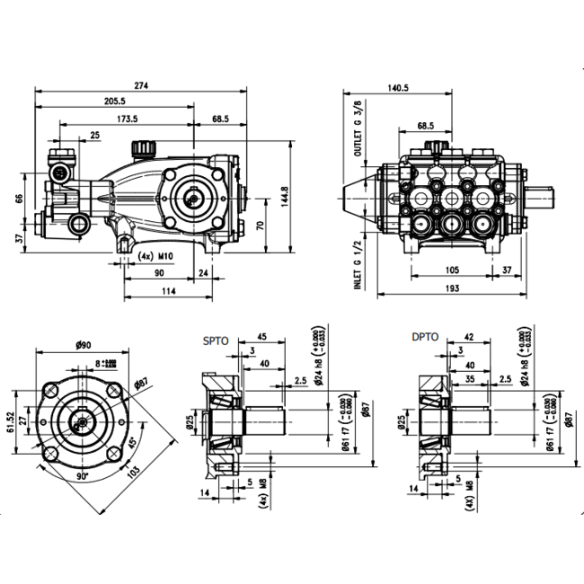 Hawk HD-pomp NMT1520SR
