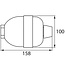Drukbol 0.35 l, 40 - 210 bar, 3/8" IG