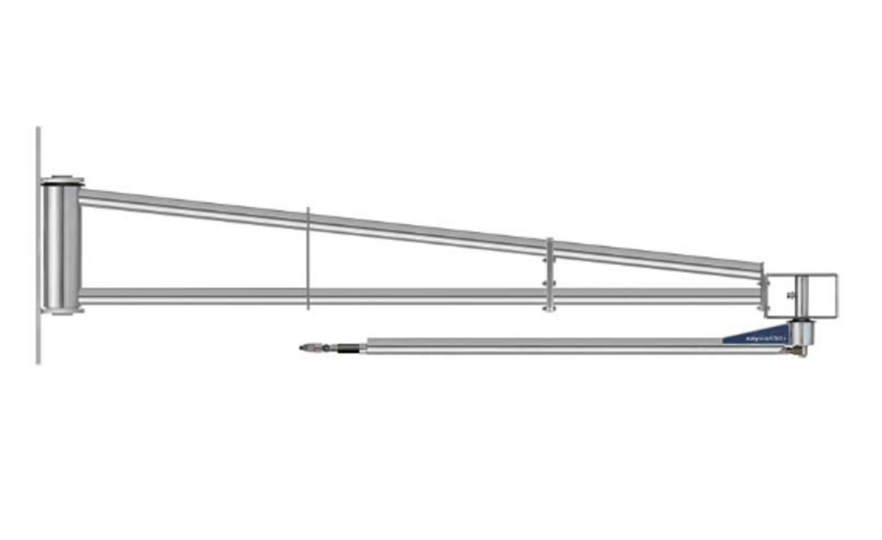 Easywash365+ Zwenkarm, 3000 mm, met zwaaiarm 1600 mm
