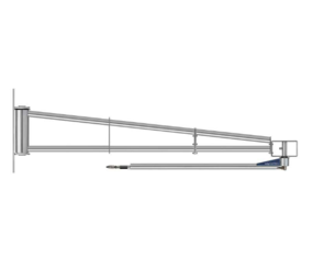Easywash365+ Zwenkarm, 3000 mm, met zwaaiarm 1600 mm