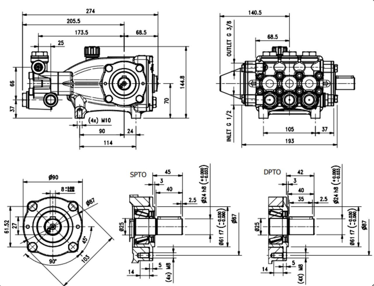 Hawk HD-pomp NMT1820HTR Hawk HD-pomp NMT1820HTR