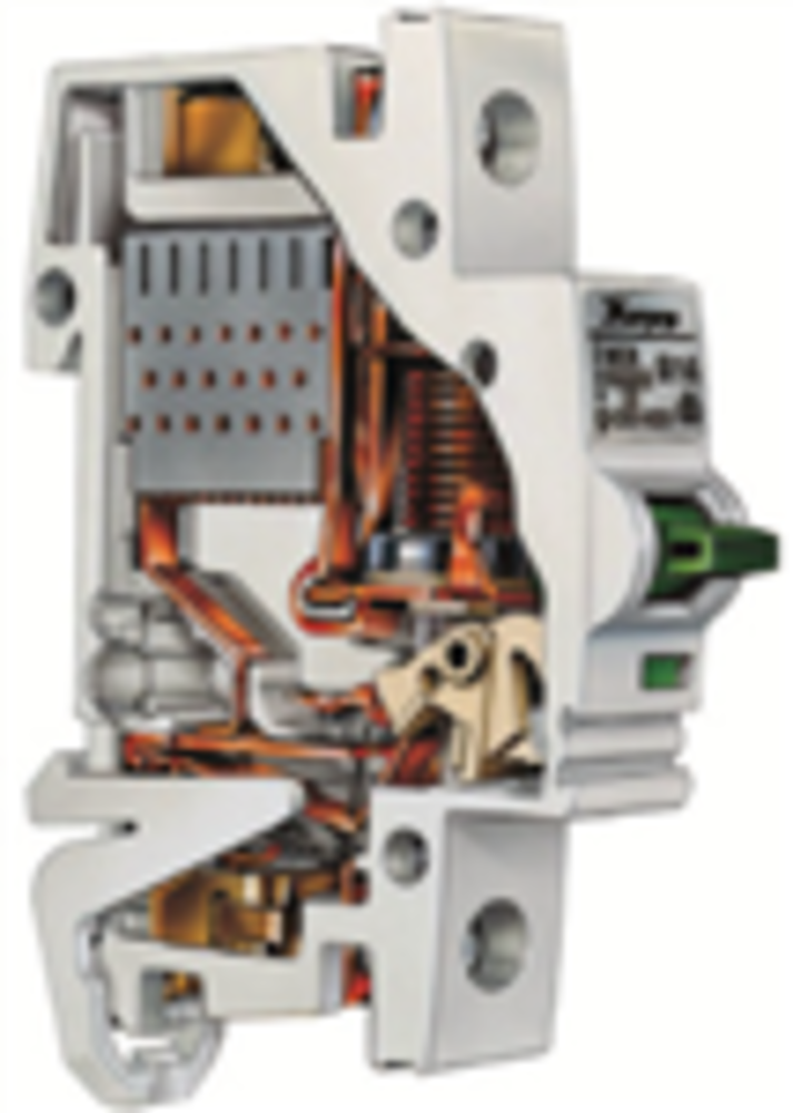 Automaat MCB 10kA C 2A 1P. Automaat MCB 10kA C 2A 1P.