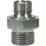 Dubbel nippel, 3/8" AG - 3/8" AG, 500 bar