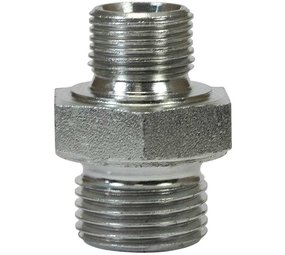 Dubbel nippel, 3/8" AG - 3/8" AG, 500 bar