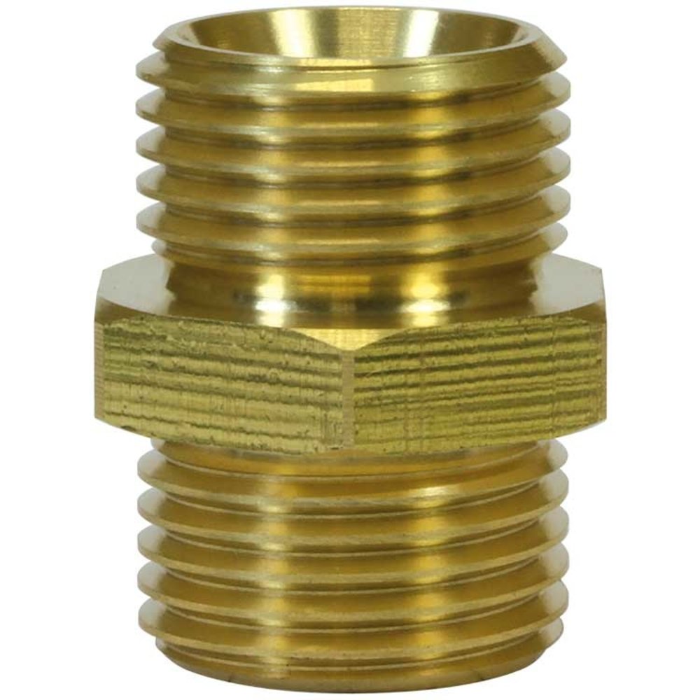 Dubbel nippel, 1/4" AG - 1/4" AG, 400 bar Dubbel nippel, 1/4" AG - 1/4" AG, 400 bar