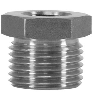 Reductie nippel, 1/4" IG - 3/8" AG, 500 bar
