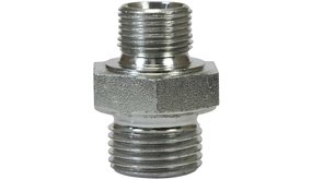 Dubbel nippel, 1/2" AG - 3/4" AG, 400 bar