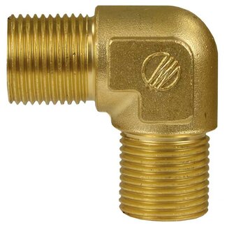 Elleboogverbinding, 3/8" AG - 3/8" AG, 350 bar
