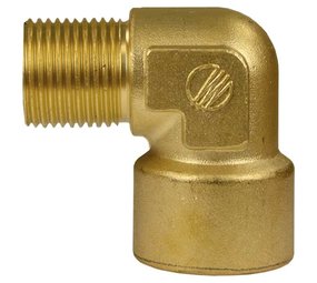 Elleboogverbinding, 3/8" IG - 3/8" AG, 350 bar Elleboogverbinding, 3/8" IG - 3/8" AG, 350 bar