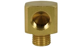 Elleboogverbinding blok, 1/4" IG - 1/4" AG, 250 bar Elleboogverbinding blok, 1/4" IG - 1/4" AG, 250 bar