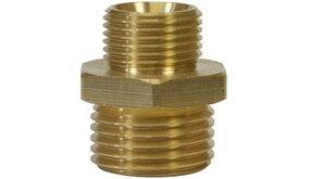 Dubbel nippel, 3/4" AG - 1" AG, 150 bar