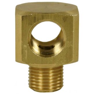T-Stuk blok, 3/8" IG - 3/8" AG - 3/8" IG, 250 bar