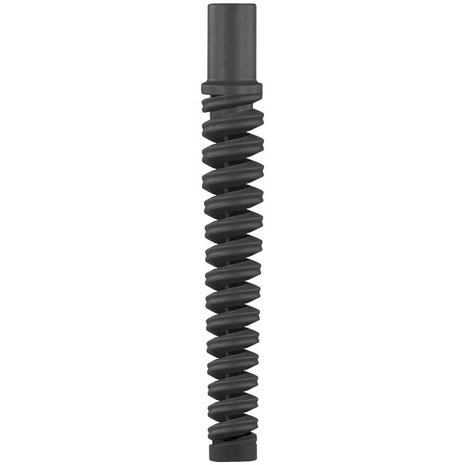 Knikrubber DN06, zwart spiraal Knikrubber DN06, zwart spiraal
