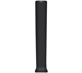 Knikrubber DN06, zwart