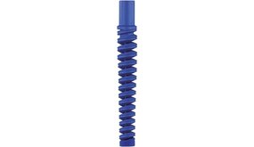 Knikrubber DN06, blauw spiraal Knikrubber DN06, blauw spiraal