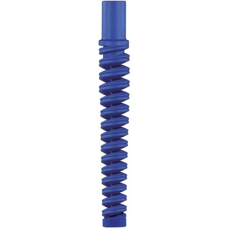 Knikrubber DN06, blauw spiraal Knikrubber DN06, blauw spiraal