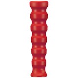 Knikrubber DN10, rood geribbeld