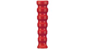 Knikrubber DN10, rood geribbeld Knikrubber DN10, rood geribbeld