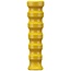 Knikrubber DN10, geel geribbeld
