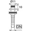 Persnippel DN08, type 03 & 04, met lager