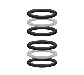 Dichtingsset voor hoekverbindingen, DN7, 10 mm