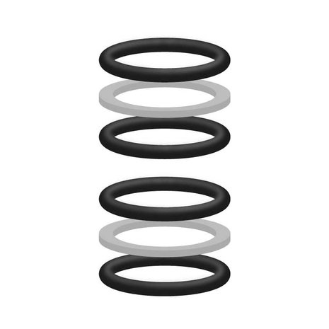 Dichtingsset voor hoekverbindingen, WDG DN7, 10 mm