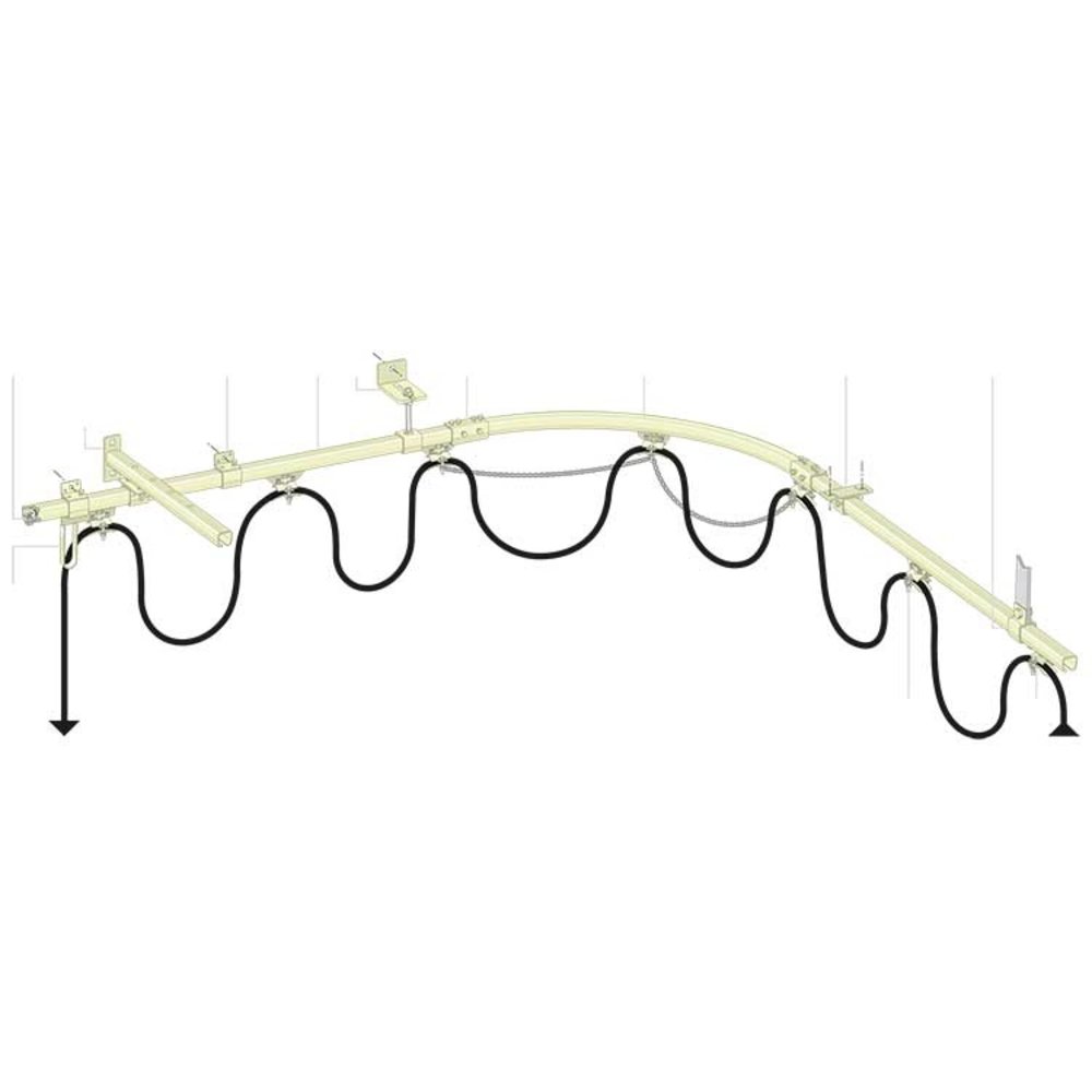 Railprofiel, 30 mm, 6 meter Railprofiel, 30 mm, 6 meter