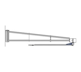 Easywash365+ Zwenkarm, 2000 mm, met zwaaiarm 1600 mm