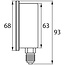 Manometer, 1/4" AG, 0 - 400 bar, 63 mm