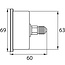 Manometer, 1/4" AG, 0 - 250 bar, 63 mm