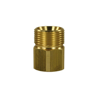 Tegennippel, M22 AG - 3/8" IG, 400 bar