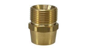 Tegennippel, M22 AG - 1/4" IG, 400 bar Tegennippel, M22 AG - 1/4" IG, 400 bar